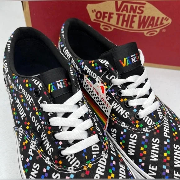 NIB Vans Doheny Pride Sneaker Love Wins Lace Up Off The Wall Men’s - Picture 1 of 11